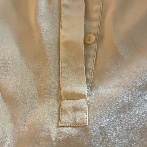 CLASSIQUES ENTIER size 0 yellow 100% silk dress in very good condition - Picture 8 of 9